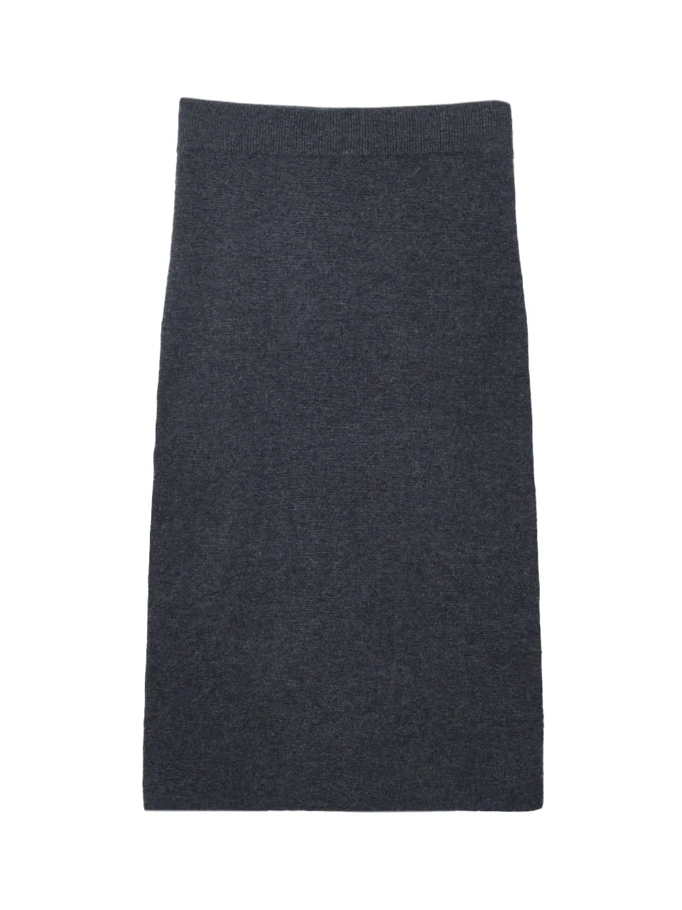 Straight Midi Skirt_Graphite