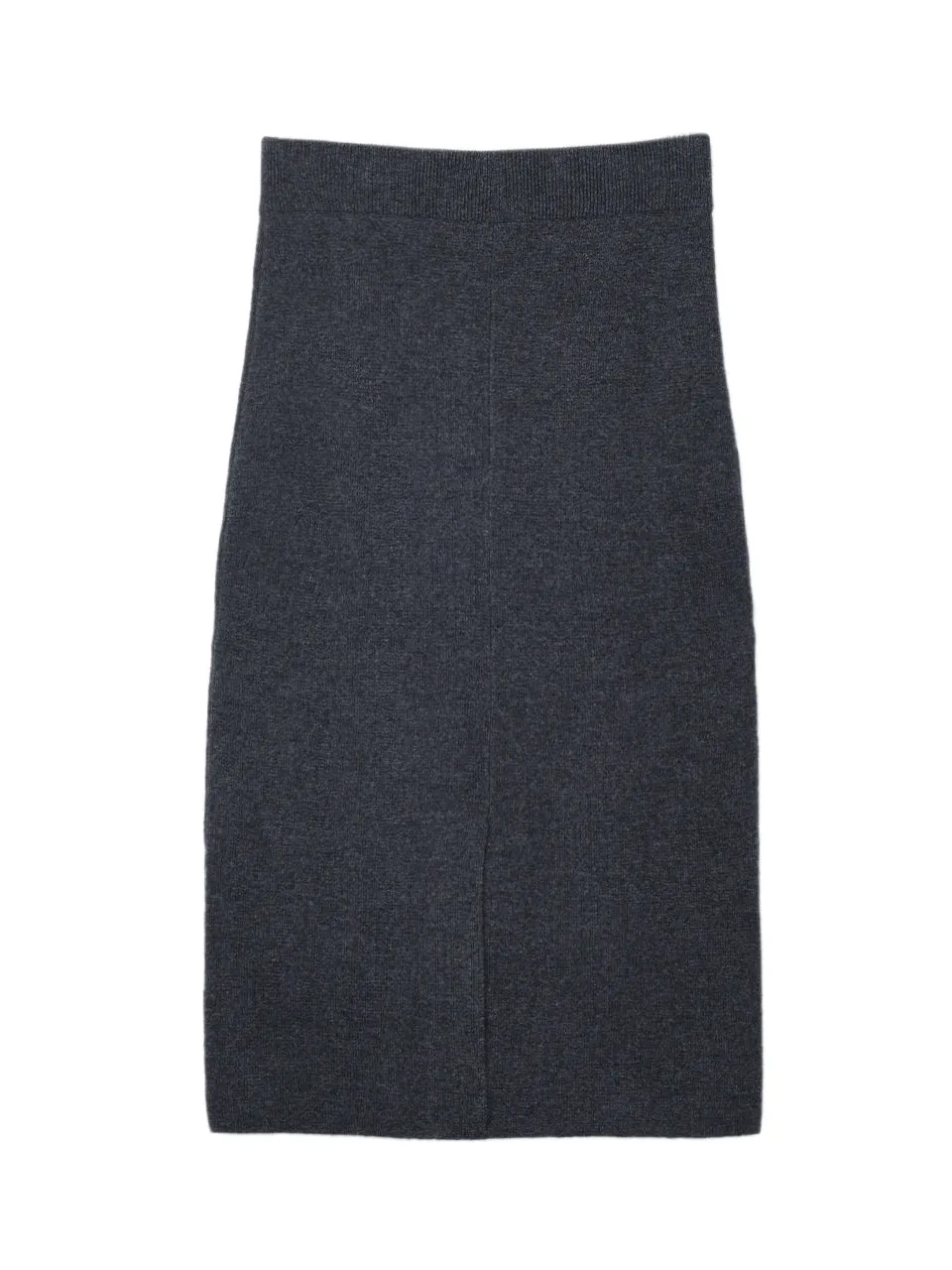 Straight Midi Skirt_Graphite