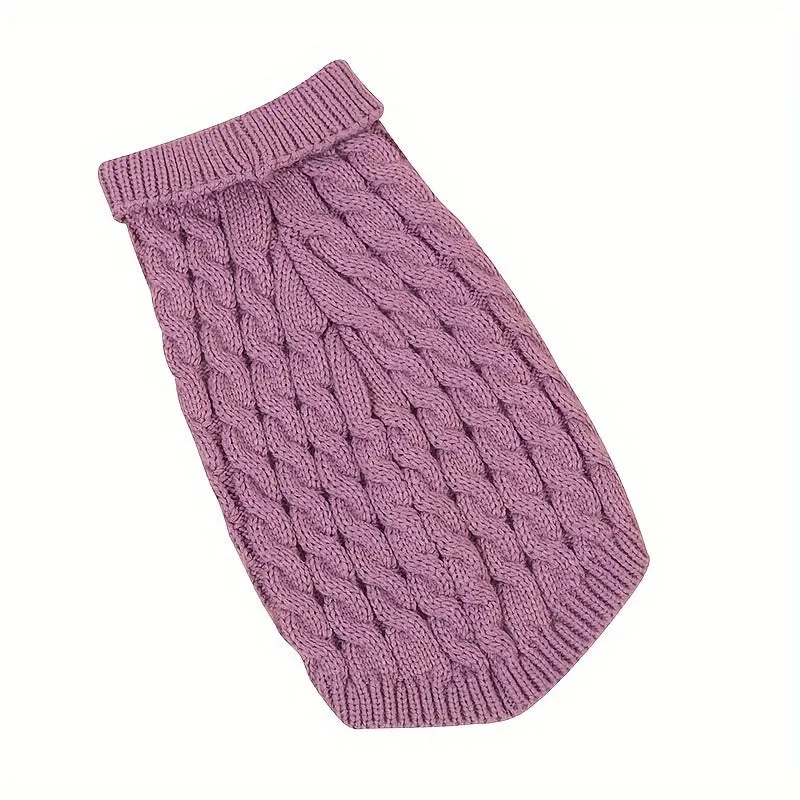 Stylish Striped Knitwear for Tea Cup Size Dogs