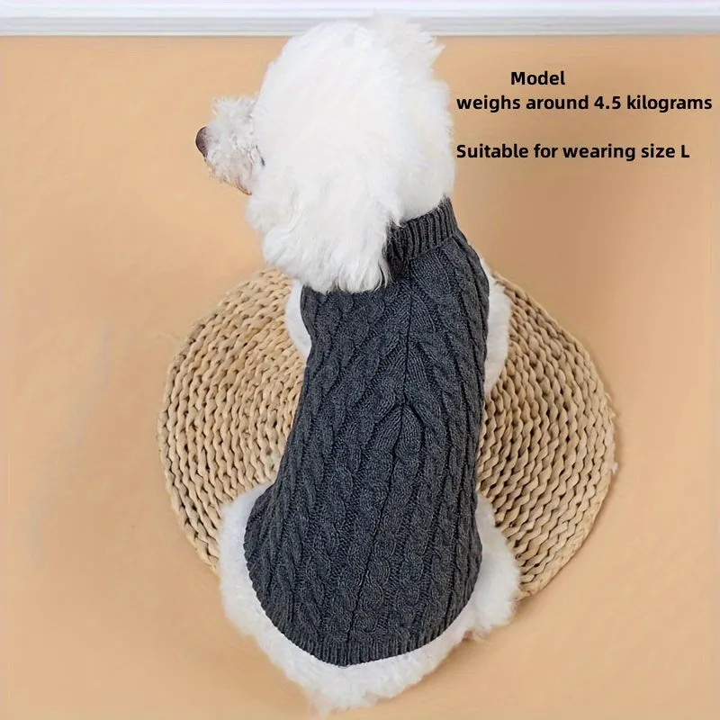 Stylish Striped Knitwear for Tea Cup Size Dogs