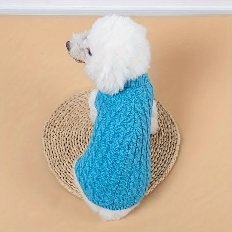 Stylish Striped Knitwear for Tea Cup Size Dogs