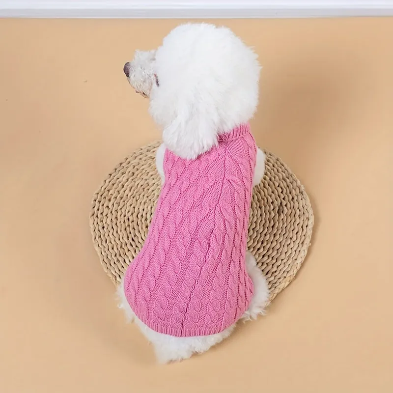 Stylish Striped Knitwear for Tea Cup Size Dogs