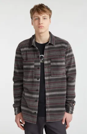 Superfleece Shirt | Grey Crossover Stripe