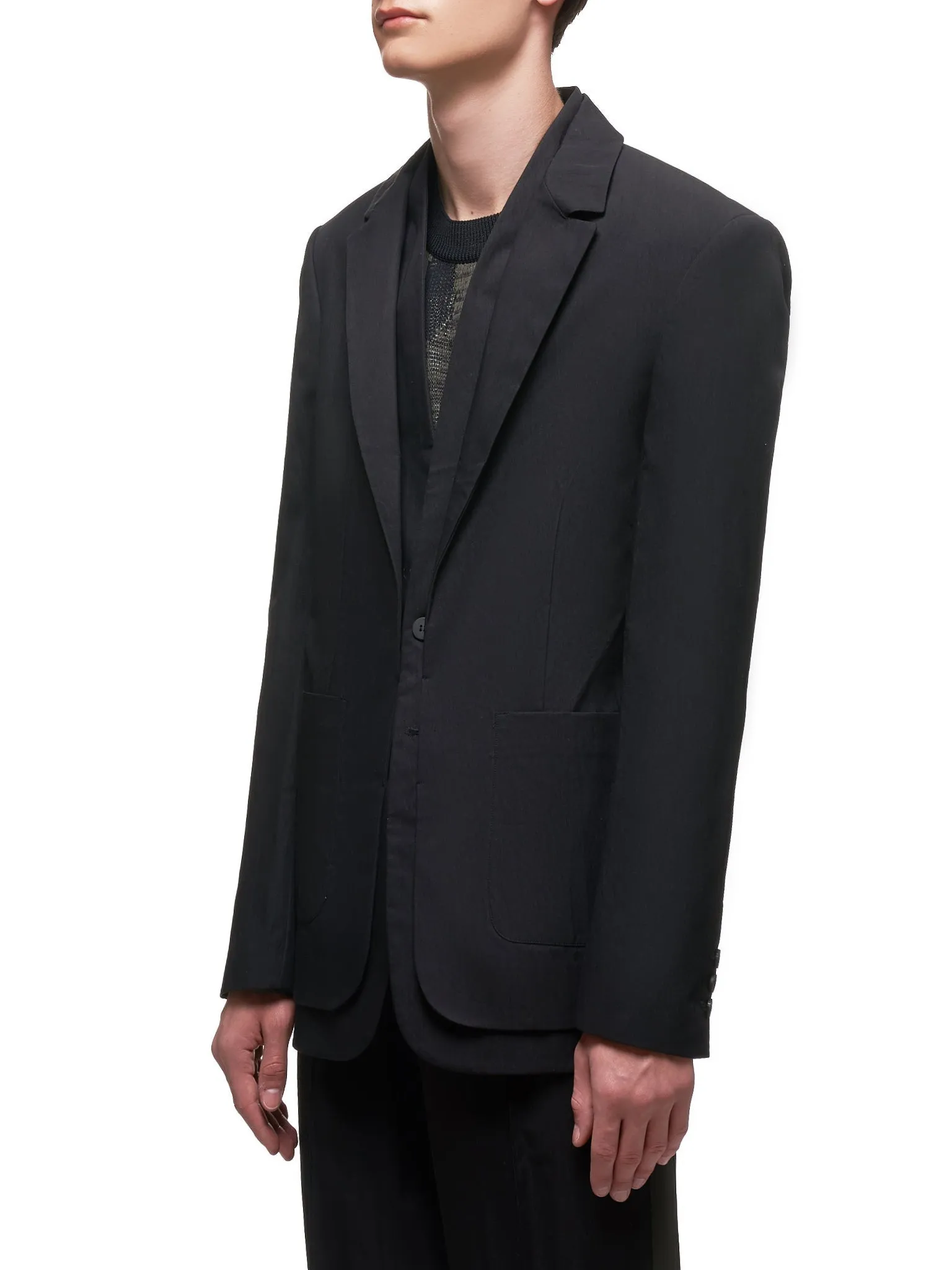 Textured Sport Coat (UW61-BLACK)