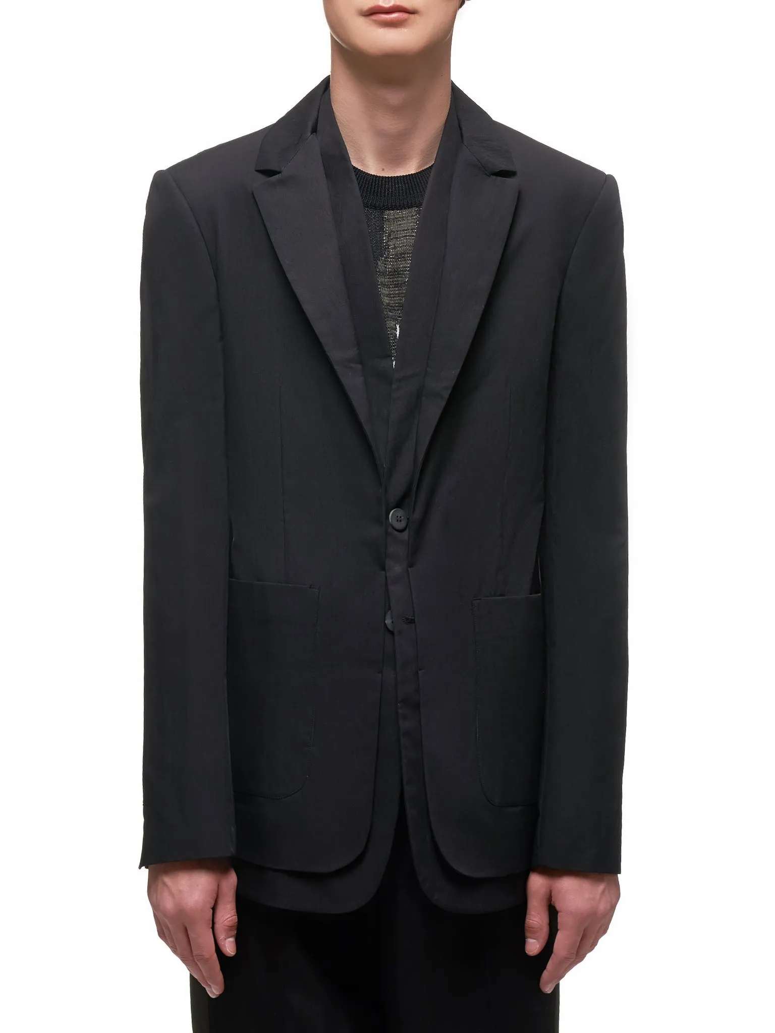 Textured Sport Coat (UW61-BLACK)