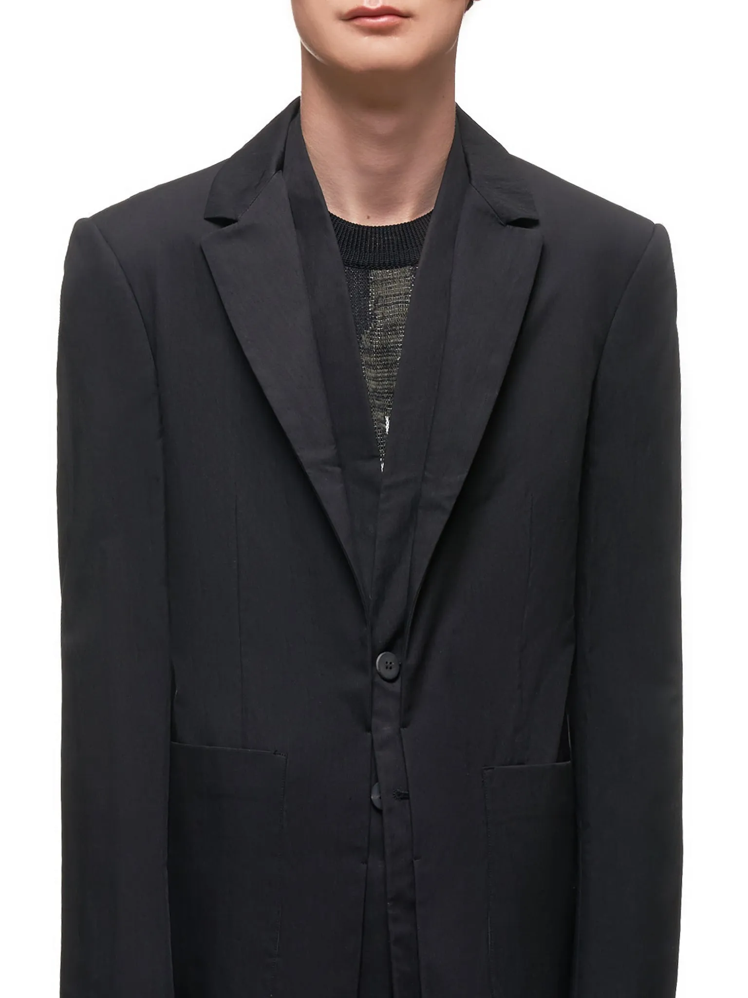 Textured Sport Coat (UW61-BLACK)