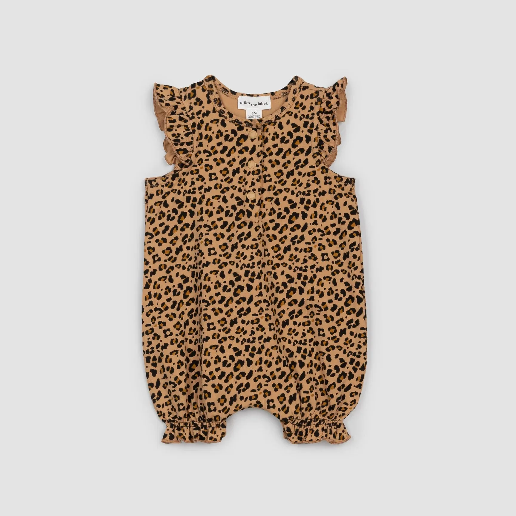 The Leopard Sleeveless Romper - BABY