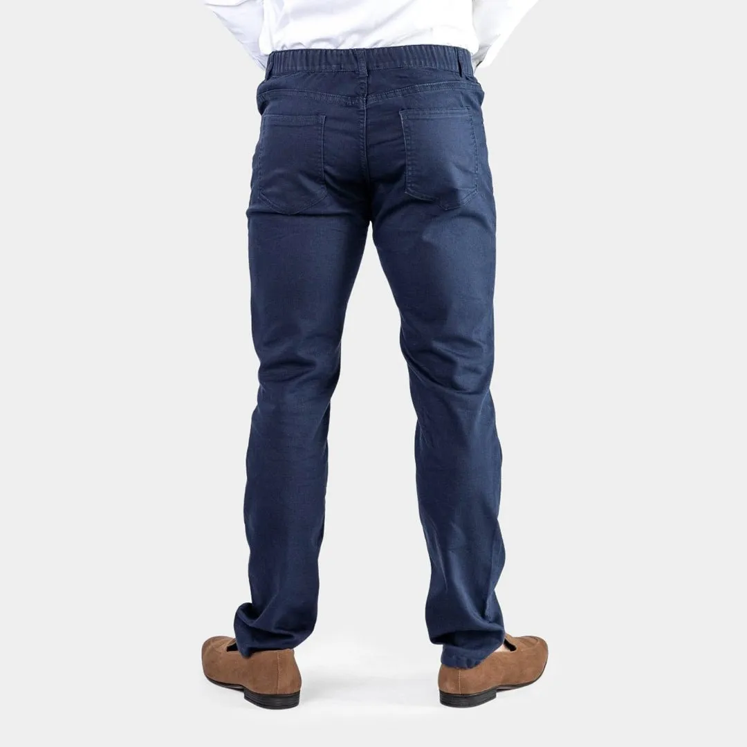 Ultra Stretch Chino Pants - Slim Fit - Navy