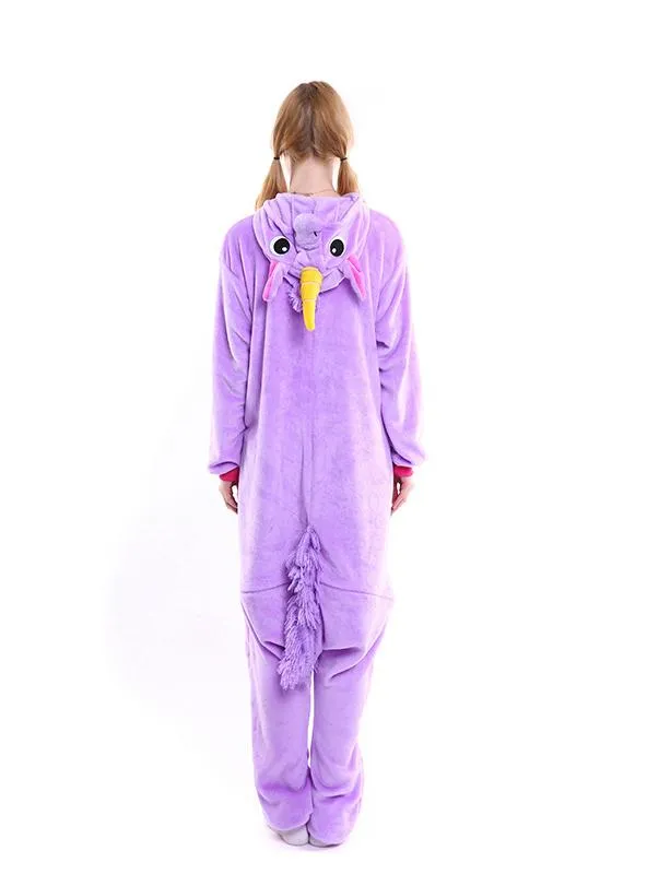 UNICORN CARTOON ONE PIECE ANIMALS PAJAMA FLANNEL