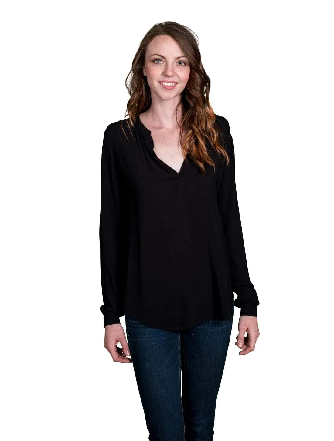 Velvet by Graham & Spencer Rosie Long Sleeve Blouse