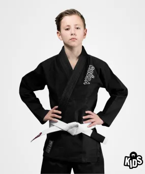 Venum Contender Kids BJJ Gi (Free white belt included) - Black