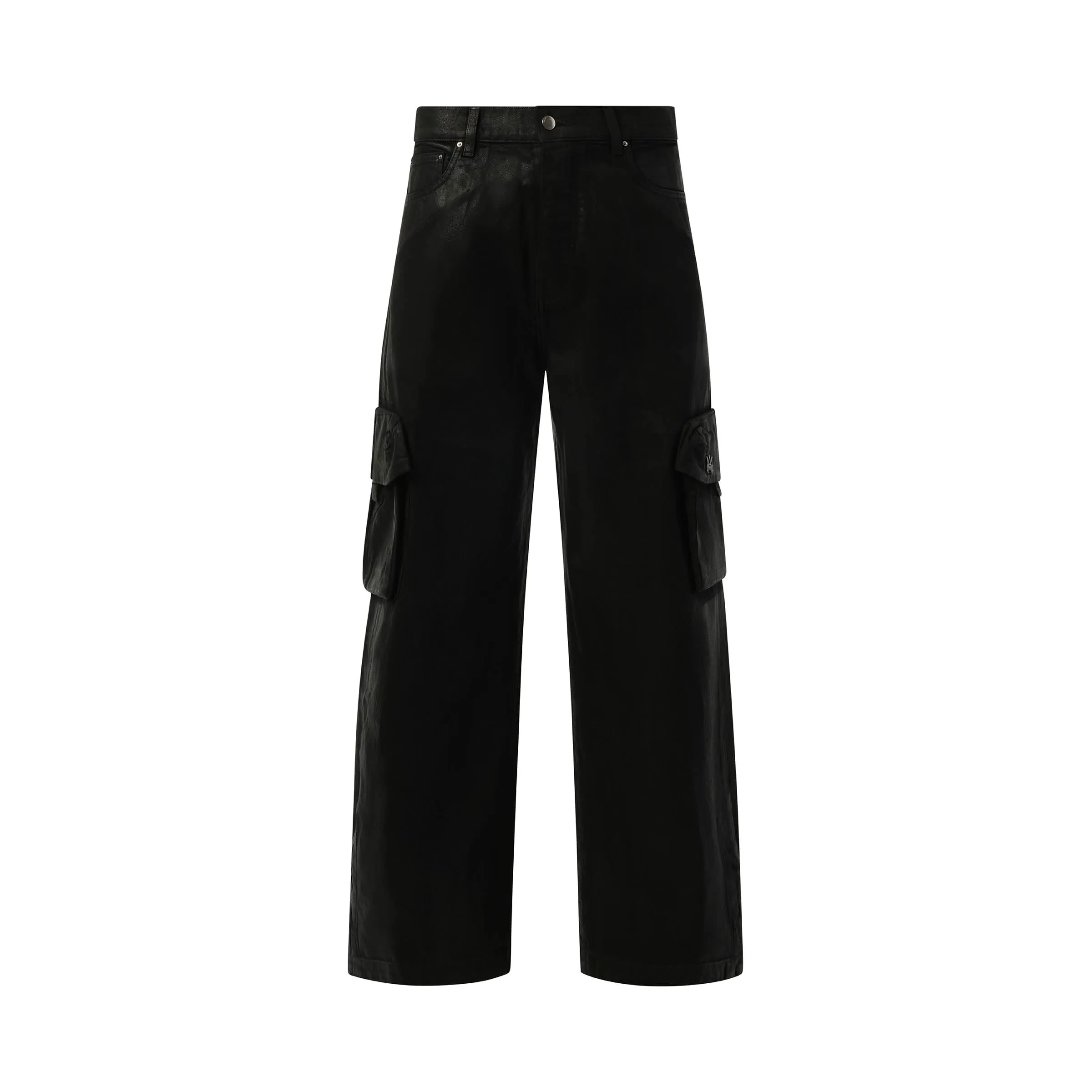 Wax M65 Baggy Cargo Pants in Black OD