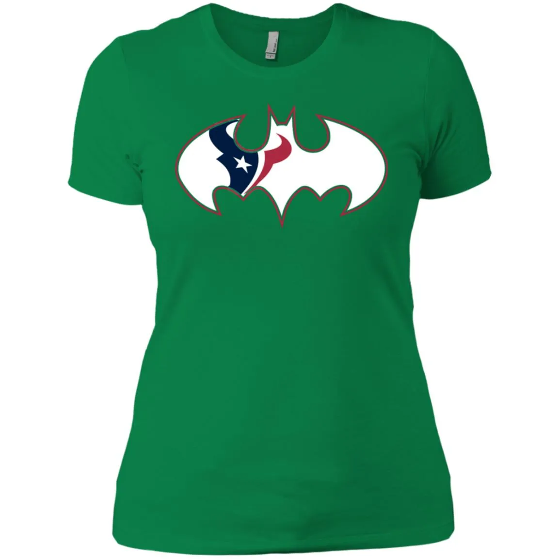 We Are The Houston Texans Batman Nfl Mashup Women Cotton T-Shirt