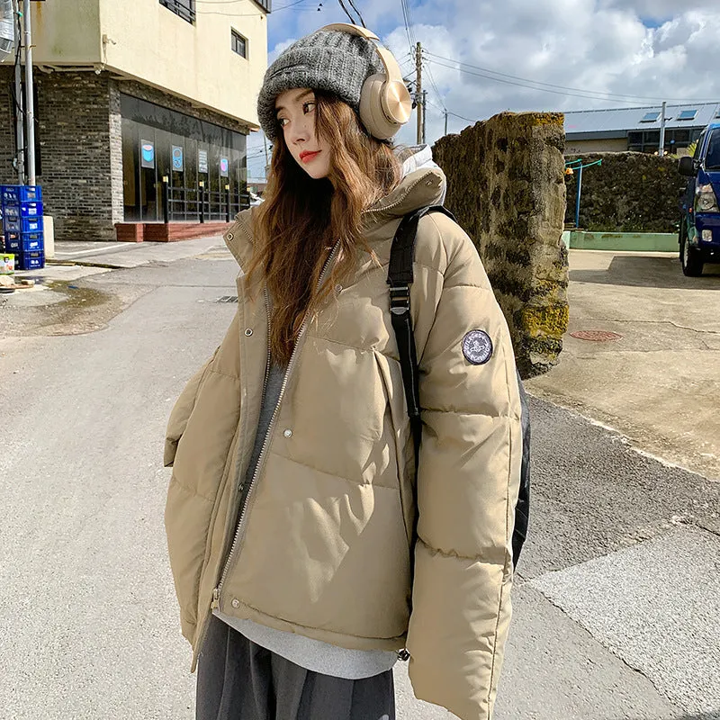 Wenkouban 2000s fashion Winter Cotton-Padded Coat for Women 2024 New Cotton-Padded Coat Thickened Cotton-Padded Coat Jacket Korean Style Wear Bread Coat