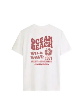 White Ocean Beach T-Shirt