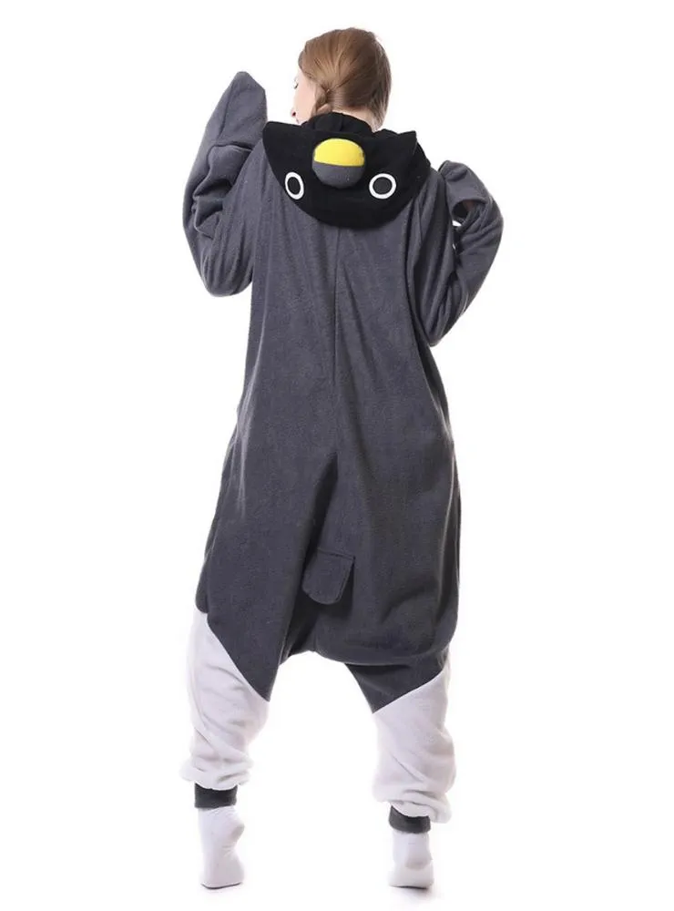 WHITE PENGUIN ONESIE PAJAMA ANIMAL ONESIE SLEEPWEAR