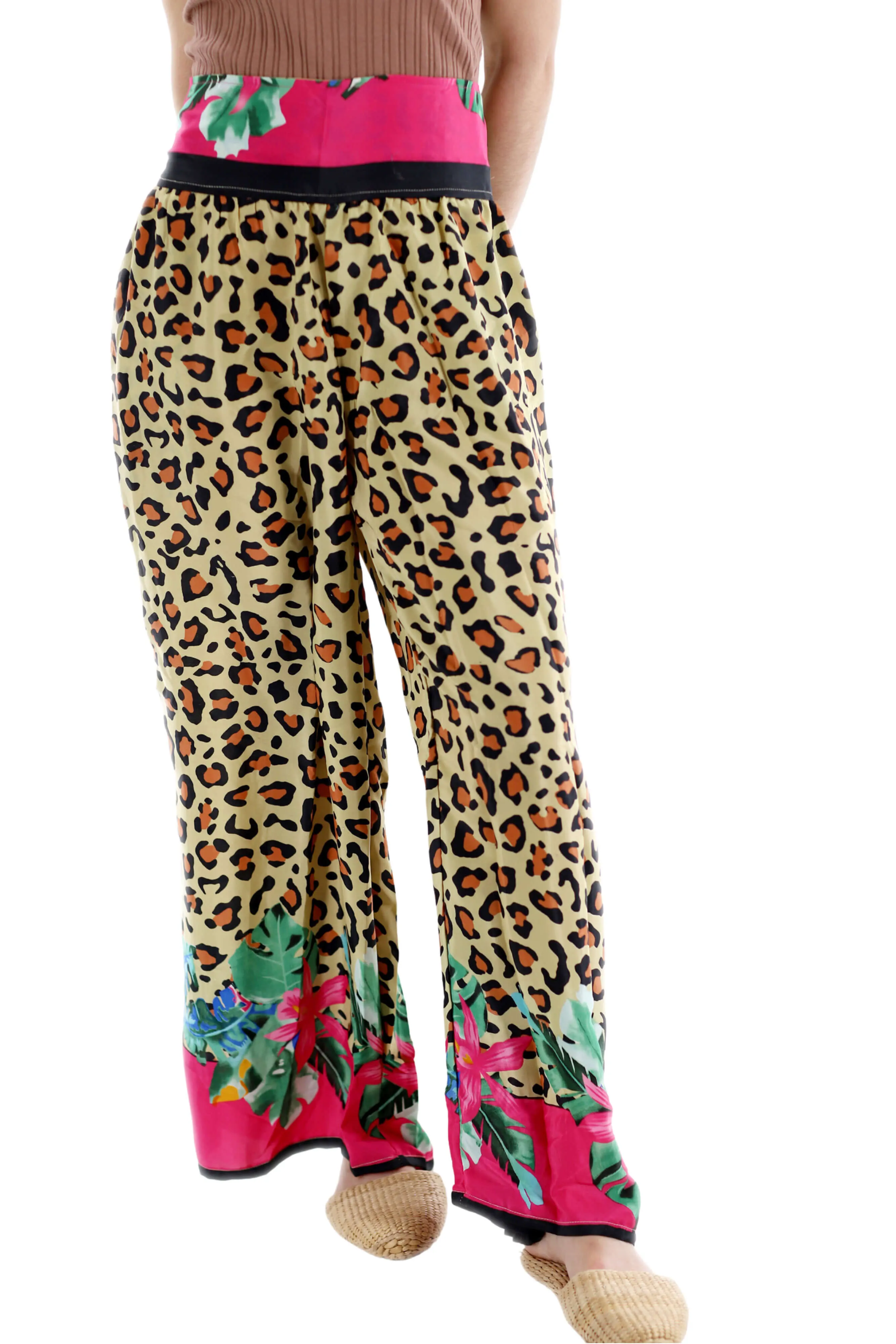 Wide Leg "Lucia" Pants in Leopard