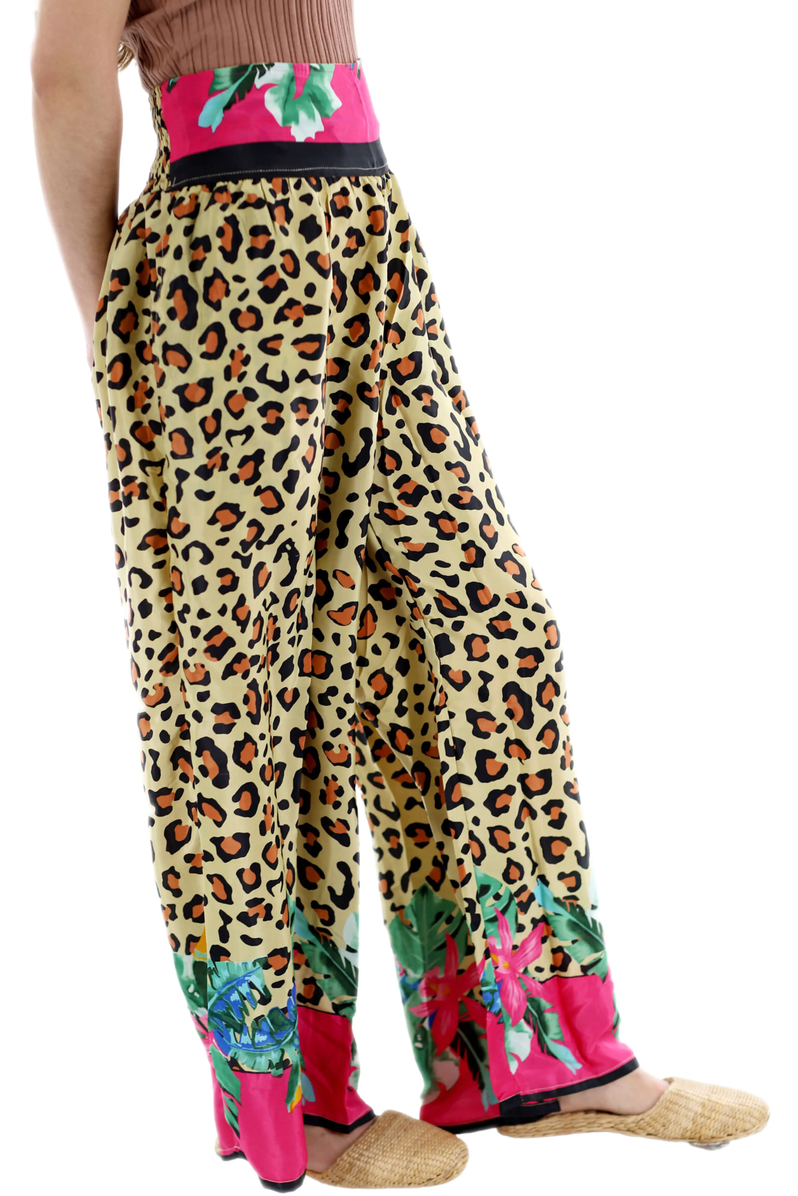 Wide Leg "Lucia" Pants in Leopard