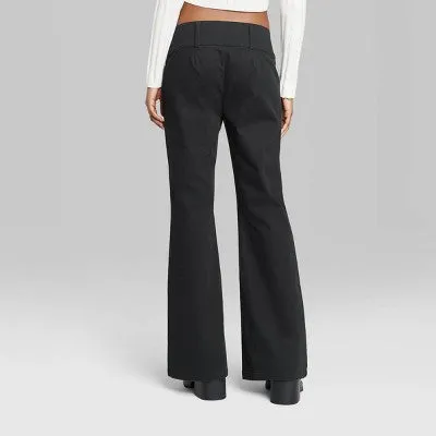 Wild Fable Women's Low Rise Flare Chino Pants