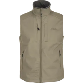 Windproof Soft Shell Vest - Timber Wolf Khaki