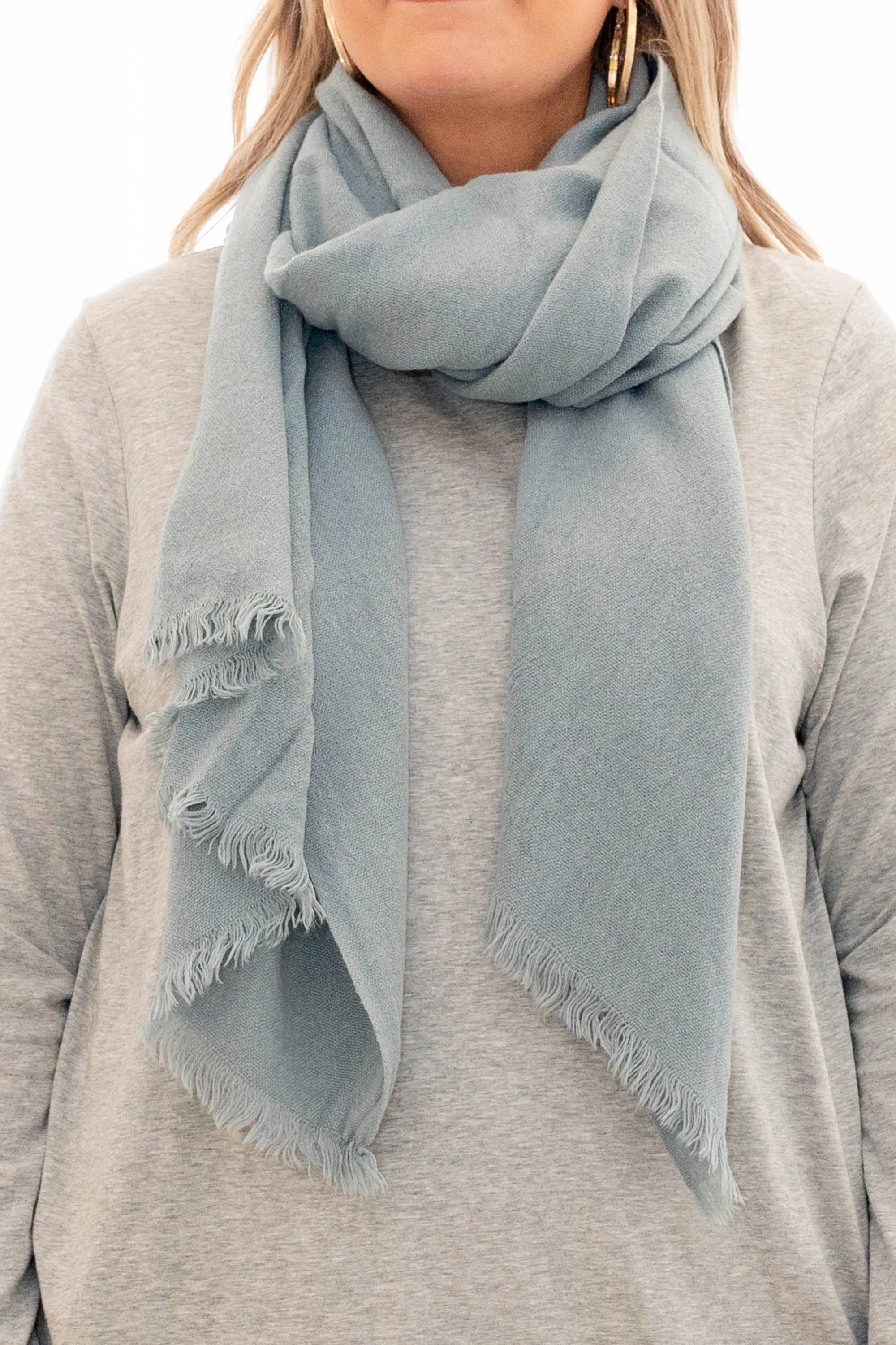 Winter Night Light Scarf, Blue