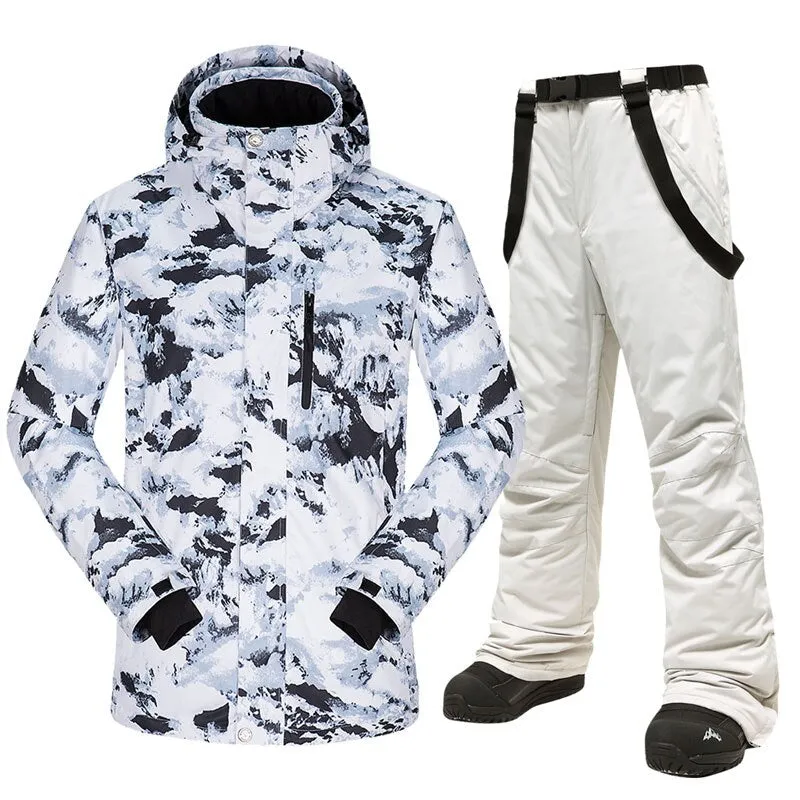 Winter Warm Windproof Waterproof Outdoor Ski Suit