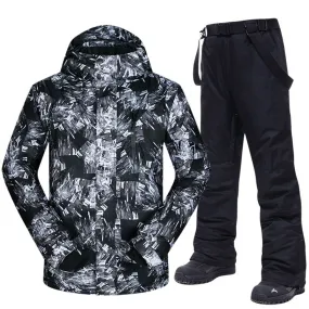 Winter Warm Windproof Waterproof Outdoor Ski Suit