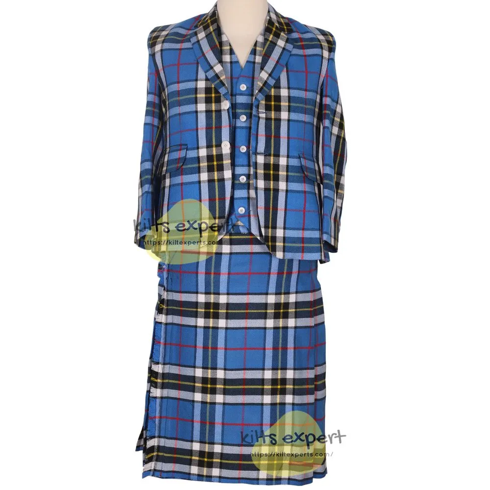 Women Thompson Dress Blue Tartan jackets With Vest (Available In upto 65 Tartans)