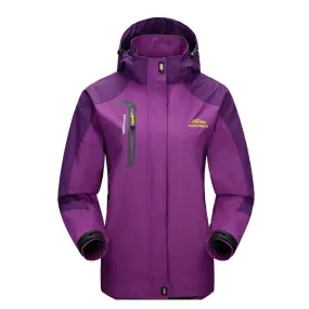 Women's Colorful Style Waterproof Windbreaker