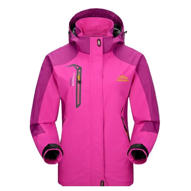 Women's Colorful Style Waterproof Windbreaker