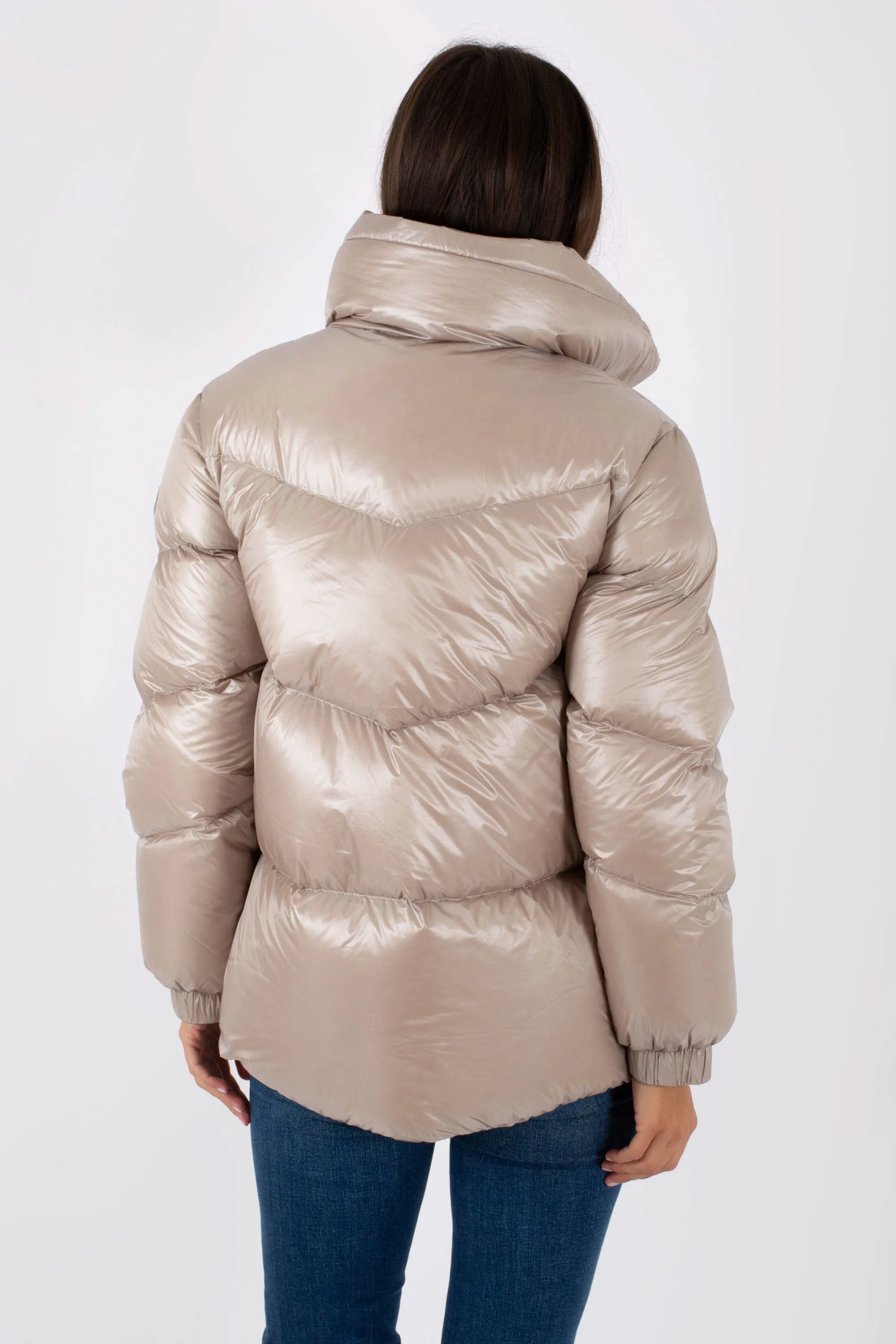 Woolrich Aliquippa Puffer Grigio Donna