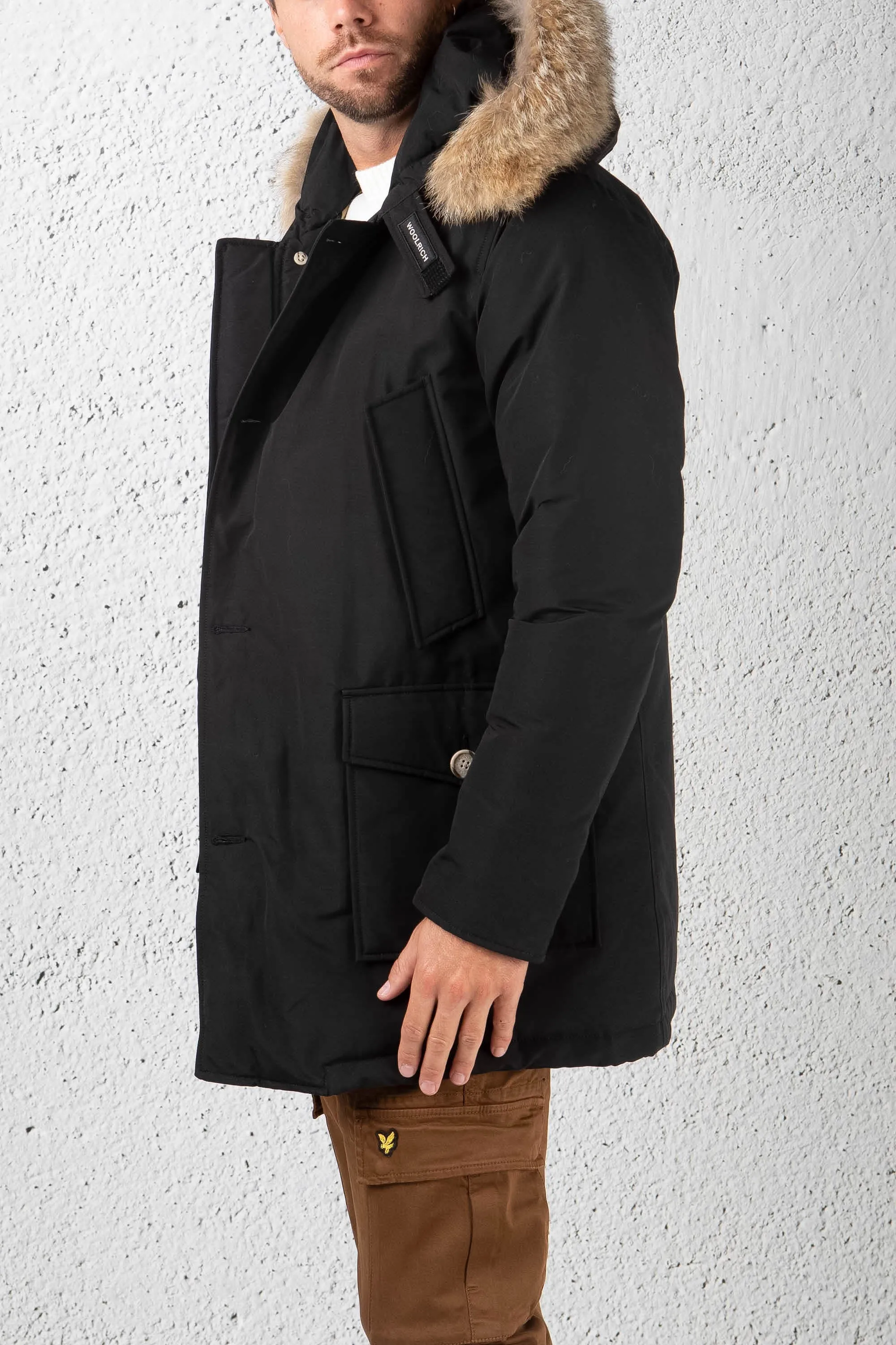 Woolrich Artic Parka 4 Tasche Nero Uomo