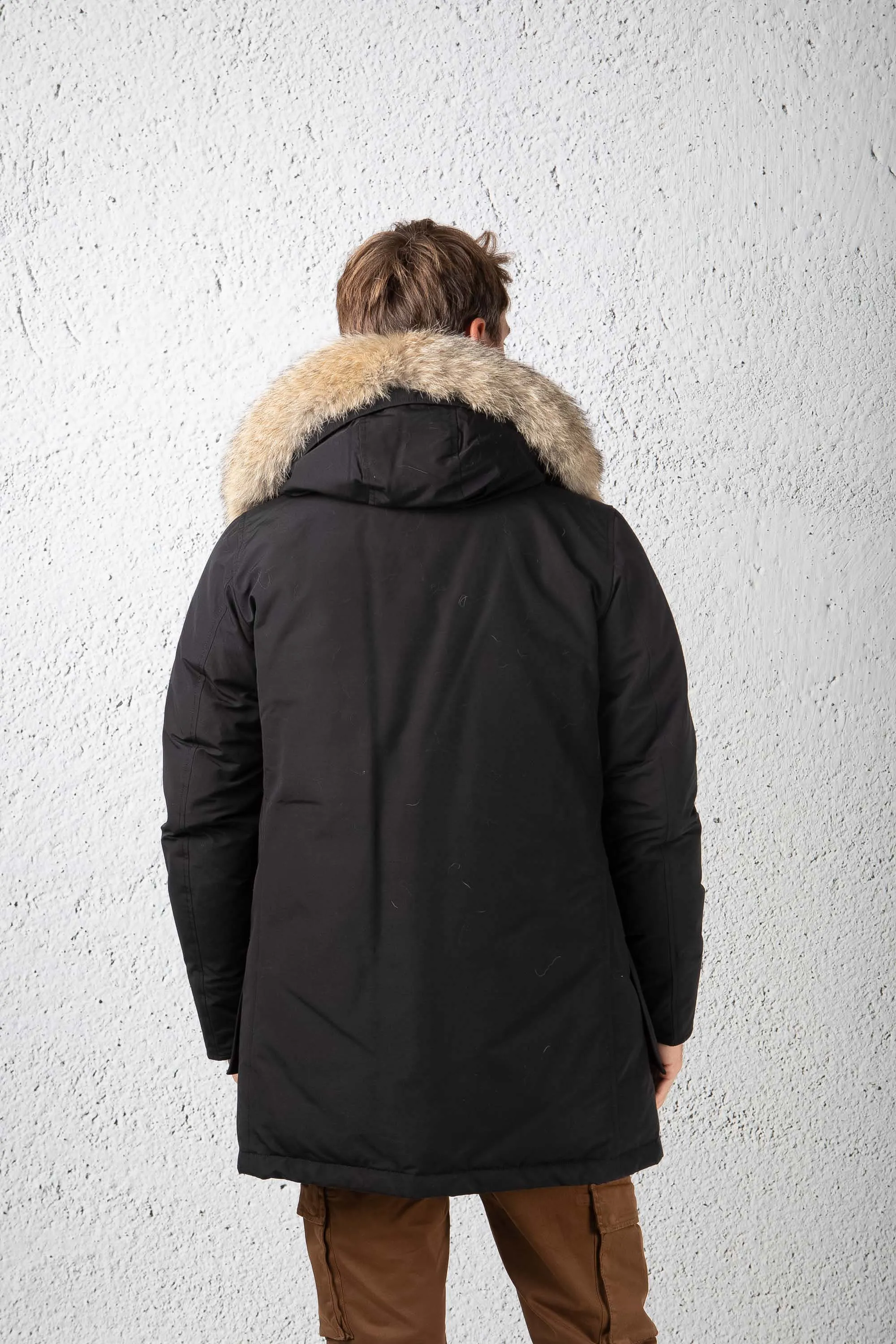 Woolrich Artic Parka 4 Tasche Nero Uomo