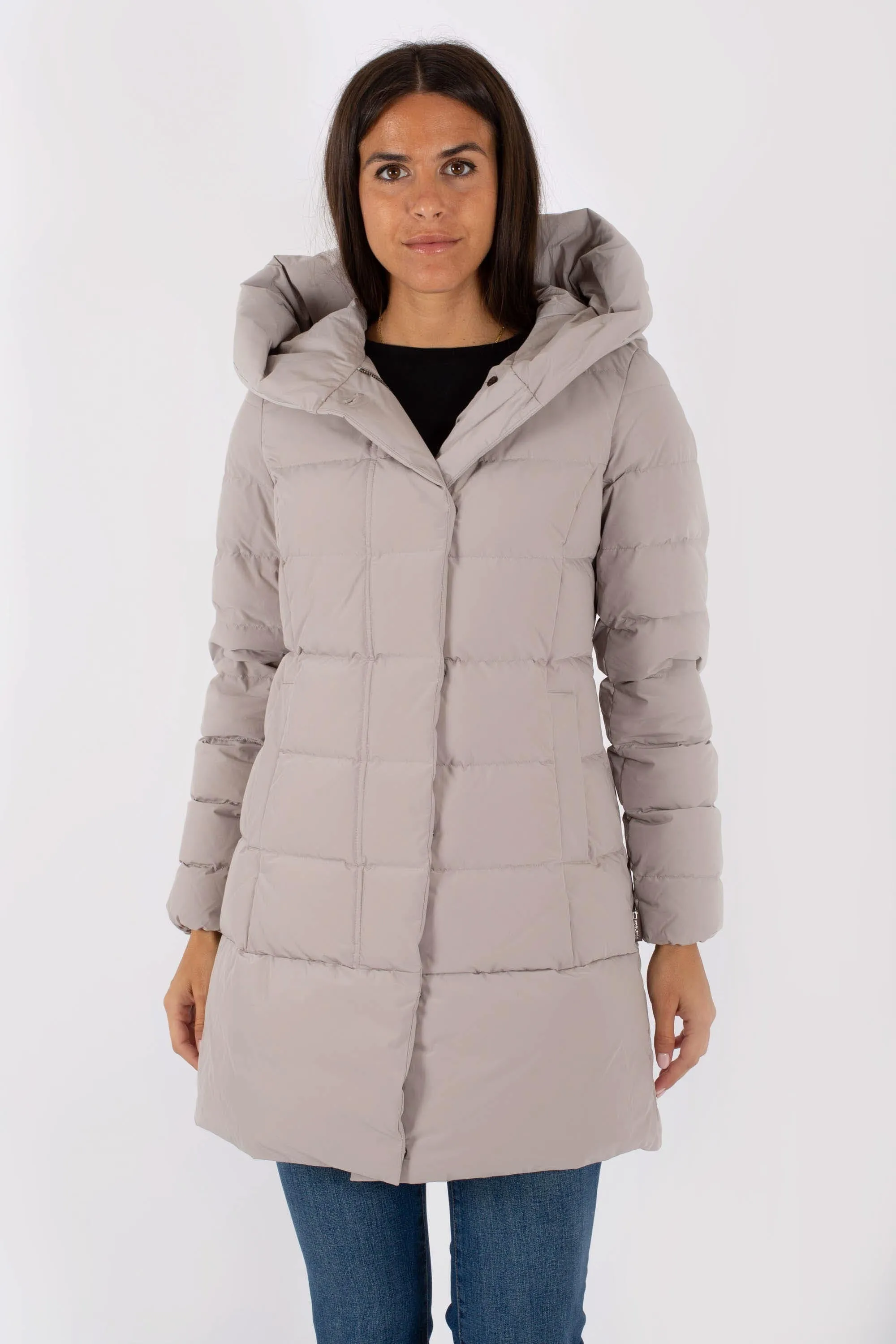 Woolrich Puffy Prescott Parka Grigio Donna